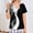 Black, variant on Mastectomy Shirts with Drain Pockets Tear Away Side Shoulder Surgery Tops for Women Chemo Shirts for Port Access Red M