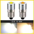 thumbnail image 2 of Ruiandsion E10 Miniature LED Bulb,1.8W Warm White 4300K, Wide Voltage 6-30V DC for Camping Lanterns,5-Pack, 2 of 10
