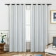 thumbnail image 1 of Cortinas opacas DriftAway Farmhouse, mezcla de lino, 214 cm, azul marino, 1 of 9