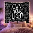 thumbnail image 2 of Hand Drawn Elements With Art Scene, Mystical Fantasy for Space Lovers, Galaxy Room Decor Room Accent, Valentine's Day Gift, Tapestry Wall Hanging for Bedroom and Dorm, 2 of 7