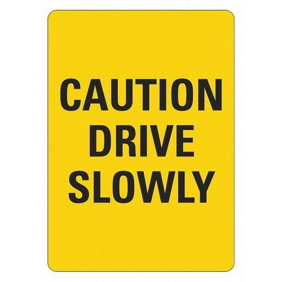 Lyle Traffic Safety Sign,14inx10in,Plastic LCU1-2012-NP_10x14