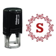 thumbnail image 1 of Printtoo Alphabet S Monogram Octagon Celtic Swirl Frame Self Inking Rubber Stamp Office Stationary, 1 of 7