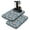 White-310, variant on Dark Gothic Coffee Mat, Absorbent Dish Drying Pad with Lunar & Eclipse Patterns, Leak-Proof Non-Slip Kitchen Counter Mat for Coffee Station Protection