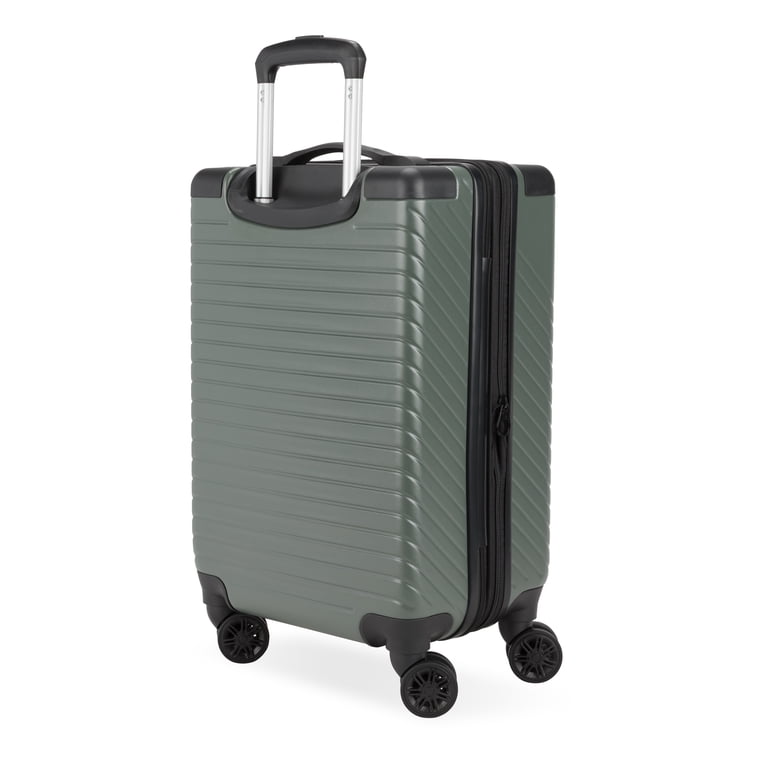 SWISSGEAR Edge Hardside Carry-On Spinner, Thyme Green - Walmart.com