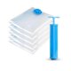 thumbnail image 1 of Vacuum Bag Storage Bag Home Organizer Transparent Border Foldable Clothes Organizer Seal Compressed, 1 of 5