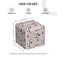 thumbnail image 4 of Sikiie Dachshund Dog Puppy Leather Tissue Box Cover Square, tissue box holder, Tissue Box with Bottom Belt-5.2”x5.2”x5.2”, 4 of 7