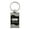 Black, variant on Ford Focus Keychain & Keyring - Red Wave