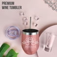 thumbnail image 2 of Vintage 1968 Aged To Perfection Stainless Steel Wine Tumbler + Shot Glass, 55 Birthday Gifts Women, 55 Birthday Decorations, 55th Gifts Ideas, Cheers to 55 Years, Party Favor Gifts — PARIS PRODUCTS CO, 2 of 5