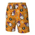 thumbnail image 4 of Pofeuu Halloween Witches Gnome Prin Men's Swim Trunks Quick Dry Bathing Suit Swimming Board Shorts Mesh Lining Beach Swimwear-Medium, 4 of 6