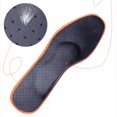 thumbnail image 5 of Leather Insoles-Full Length Eco-friendly Sweat-absorbant Breathable Cuttable Pain Relief Arch Support Orthotic Shoes Pad Accessory for Flat Feet, Artificial Leather EVA Activated Carbon, 5 of 7