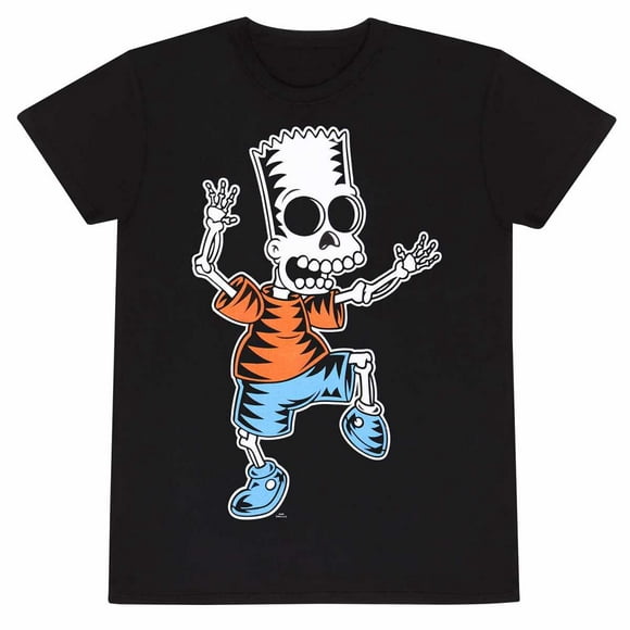 The Simpsons T-Shirt Skeleton Adulte Bart Simpson