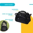 thumbnail image 3 of Mochila Bolsa Transportadora Poli Pets Jaula Mascota Mediana Viaje MED negro 15 cm x 15 cm, 3 of 8