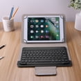 thumbnail image 3 of Teclado inalámbrico compatible con Bluetooth para tableta de 9 10 pulgadas Funda de cuero PU (Bla Hugtrwg Nuevos Originales, 3 of 9