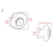thumbnail image 2 of CKP #2304 Origins Collection 1-5/8 in. (41mm) Wooden Cabinet Knob, Cherry with Brushed Nickel Insert, 2 of 4