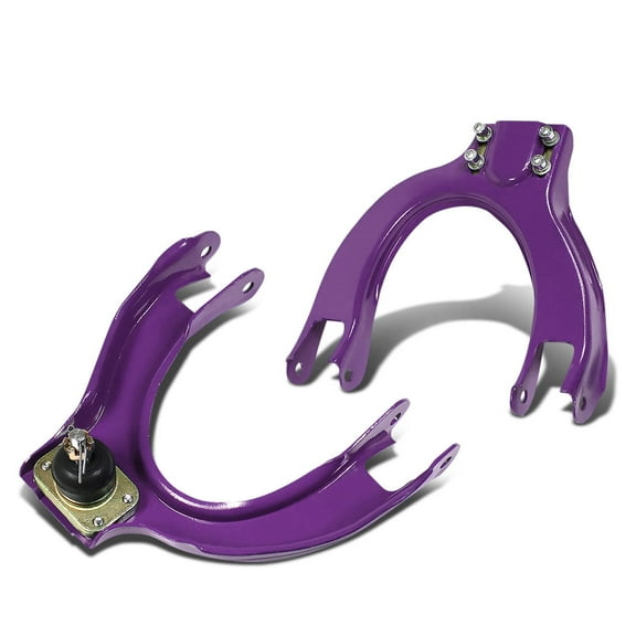 DNA Motoring For 92-95 Civic 94-01 Integra Front Upper JDM Adjustable A-Arms Control Camber Kit Purple