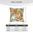 thumbnail image 4 of Bingfone Ducks And Flowers Linen Throw Pillow Covers Cushion Case Pocket Button Vintage Farmhouse Pillowcase For Sofa Couch Bed 20"X20", 4 of 9
