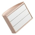 thumbnail image 4 of Organizador De Maquillaje Giratorio, Estilo Ins, Rotación De 360 ​​​​grados, Caja De Almacenamiento De Cosméticos Semicircular única, Organizador De Escritorio A Prueba, 4 of 8