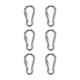 thumbnail image 2 of Spring Snap Hooks, Stainless Steel 6pcs Quick Connect Key Chain Link Buckle For Hiking, 2 of 8