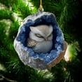 thumbnail image 5 of Mecorevxz Christmas Ornaments,Forest Animal Christmas Decorations for Tree, Christmas Tree Animal Pattern 2D Acrylic Ornament,Christmas Hanging Ornaments for Christmas Gifts (Owls), 5 of 6
