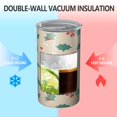 thumbnail image 2 of 20oz Coffee Tumblers Beige Christmas Holly Pattern Stainless Steel Vacuum Insulated Travel Tumbler Coffee Cups Mug with Lid and Straw with Cleaning Brush for Cold & Hot Drinks, 2 of 5