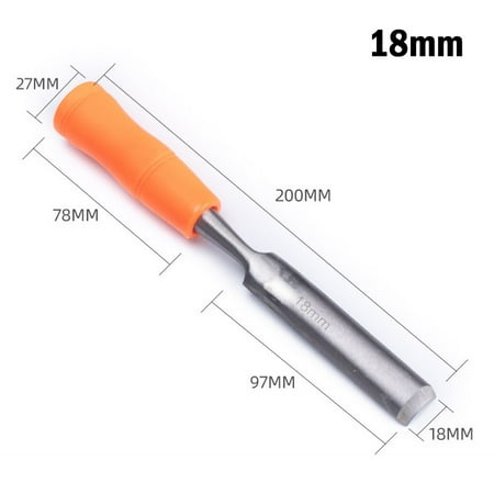 

1pc Woodworking Chisel Carving Cutter Semi-Circular 6-24mm Craft Chisel