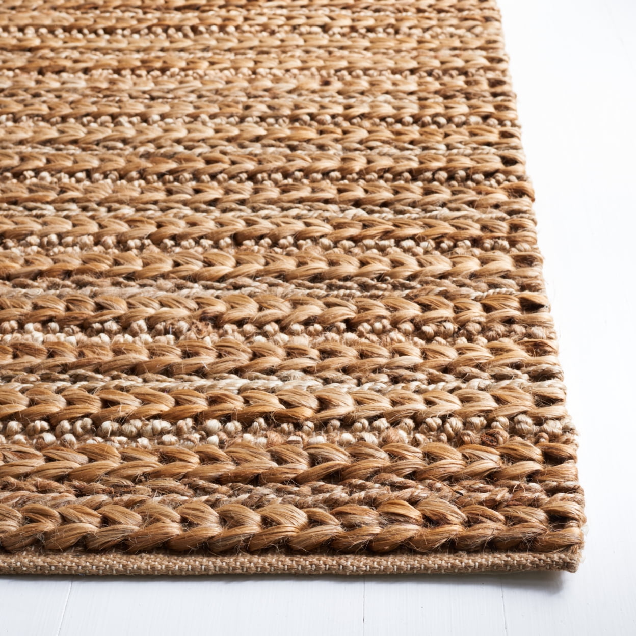 SAFAVIEH Natural Fiber Caymen Braided Jute Area Rug, Natural, 5' x 8'