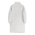 thumbnail image 5 of Men's Extra Long Parka Winter Coats Jacket Heavy Warm Water-resistant Outerwear Cold Weather for Fall Winter Outfits(White,XS), 5 of 9
