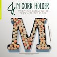 thumbnail image 2 of G Francis M-Shaped Letter Wine Cork Holder Decor Metal Container for Wine Corks, 2 of 7