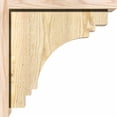 thumbnail image 3 of 6"W x 14"D x 14"H Pescadero Rough Sawn Corbel w/Backplate, Douglas Fir, 3 of 9