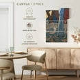thumbnail image 4 of Elephant Stock Roben Waterfall At Mount Oyama Wall Art - Vertical Multi Panel Canvas - Living Room Wall Decor - Nature Multi Panel - Blue And Brown Decor By Utagawa Kuniyoshi - 48" x 74", 4 of 4