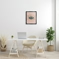 thumbnail image 2 of Stupell Industries Evil Eye Glam Boho Pattern Bold Blue Pink Jet Black Framed Floating Canvas Wall Art, 16x20, by Grace Popp, 2 of 9