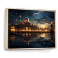 thumbnail image 2 of Designart "Ramadan Reflection Islam wall art" Islamic Floater Framed Canvas Wall Art, 2 of 7