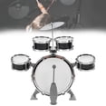 thumbnail image 4 of Gift Toy Drum Set, Children Drum, Boys For Baby Beginners Black, 4 of 8