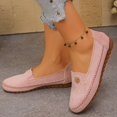 thumbnail image 7 of Samdudou Womens Loafers Casual Slip On Flat Shoes Closed Toe Faux Suede Moccasins with Metallic Flower Embellishment for Daily Work, 7 of 7