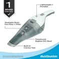 thumbnail image 5 of BLACK+DECKER Dustbuster QuickClean Cordless Handheld Vacuum, HNVC215B10, 5 of 15
