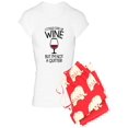 thumbnail image 1 of CafePress - I Could Give Up Wine - Women's Light Pajamas, 1 of 1