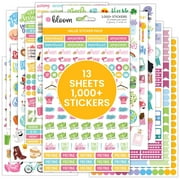 bloom daily planners Sticker Sheets, Value Pack, 1,000+ Stickers