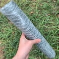 thumbnail image 3 of Unatoiry Sturdy Galvanized Poultry Mesh Fencing Versatile Chicken Wire Net Secure Rabbit Netting Silver 40x500cm 1Set, 3 of 6