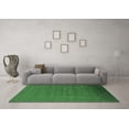 thumbnail image 3 of Ahgly Company Indoor Round Oriental Emerald Green Industrial Area Rugs, 7' Round, 3 of 4