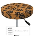 thumbnail image 2 of Goofa Snake Printed Stool Covers Round, Waterproof Round Bar Stool Covers Anti-Slip Round Bar Stool Seat Cover with Elastic Bands Durable -14 inch, 2 of 7