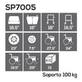 thumbnail image 2 of Silla De Ruedas Tipo Escritorio C/Recogepiernas Speedy, 2 of 3