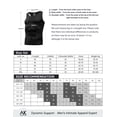thumbnail image 2 of Men's Compression Shirt Stretch Tank Top Undershirt Abdomen Workout Vest, Black, AK5315, 2 of 7