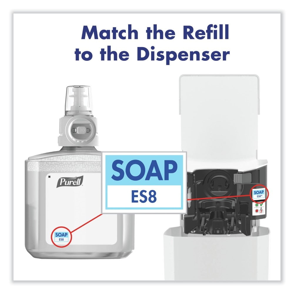 Purell ES8 Touch-Free Soap Dispenser 1200mL- White 7730-01