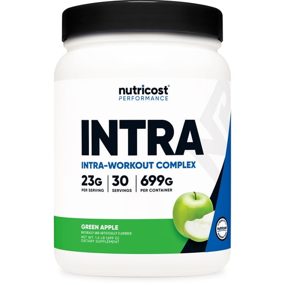 Nutricost Intra Workout Powder, 30 Servings (Green Apple) - Non-GMO, Gluten-Free Supplement