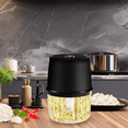 thumbnail image 2 of Electric Garlic Chopper, USB Rechargeable, Portable Wireless Food Chopper, Small Food Processor - 250ML, 2 of 5
