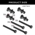 thumbnail image 3 of Practical 8pcs Sturdy Aluminum Alloy 35mm Hexagons Socket Head Hat Screws Portable Accessory for Marine Assembly Tasks, 3 of 5