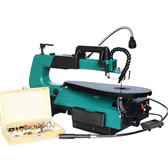 120W Jig Saw DIY Scroll Saw For Wood Cutting Depth 50mm Saws (Free 10Pcs Blades), Speed Adjustable Cutting Machine