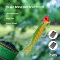 thumbnail image 2 of 7Pcs 8cm/3.5g Fishing Lure Realistic Bright Color 3D Fisheye PVC Multi-Section Freshwater Artificial Soft Bait for Fisherman, 2 of 7