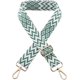 thumbnail image 1 of Nvzi Correa de bolso de hombro bordada de longitud ajustable de 11 a 51 pulgadas, correa de billetera, correa de bolso cruzado, accesorios para bolso (verde), 1 of 4