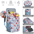 thumbnail image 5 of Travel Cooler Bag - Pioneer Flower Camping Beer Cooler Backpack with Bottle Opener- Waterproof Insulated Picnic Backpacks - Cooler Bag for Beach, 5 of 6